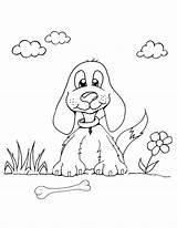 Hond Tuin Hetkinderhuis sketch template