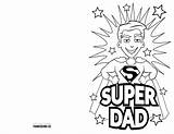 Cards Color Father Printable Fathers Dad Super Card Coloring Template Print Kids Printables Pages Birthday Make Makeitgrateful Thanksgiving sketch template
