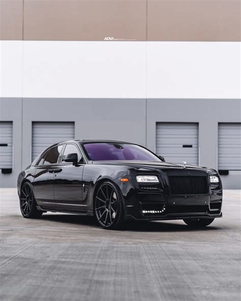 Black Rolls Royce Ghost Adv10 M V1 Sl Series Wheels