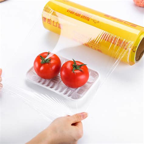 china chinese wholesale china fda food grade pvc cling film  fruit wrapping manufacturer