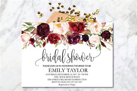 printable bridal shower card