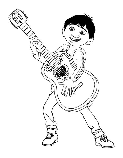 pixar coco coloring pages  coloring cartoon coloring pages cool