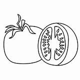 Tomato Coloring Pages Color Toddler Will Drawing Roma Brinjal Getdrawings Clipartmag Ripened sketch template