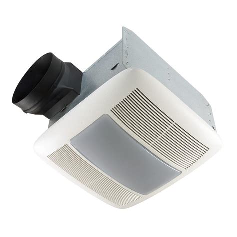 nutone qt series  quiet  cfm ceiling bathroom exhaust fan  light  night light