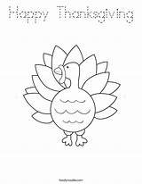 Thanksgiving Coloring Happy Built California Usa sketch template