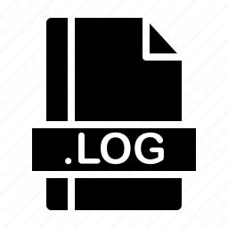 file format log icon   iconfinder