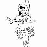 Wizard Oz Coloring Pages Dorothy Munchkin Getcolorings Getdrawings sketch template
