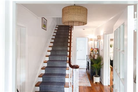 staircase facing  door affects  feng shui