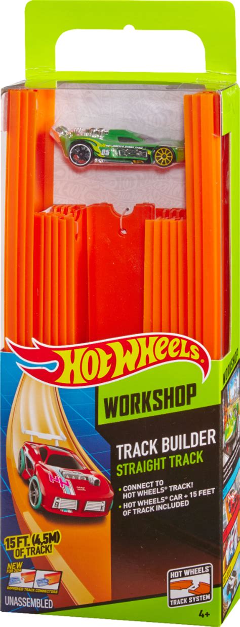 Hot Wheels Track Builder System ~ Car And Track Pack ~ 18 Track 18
