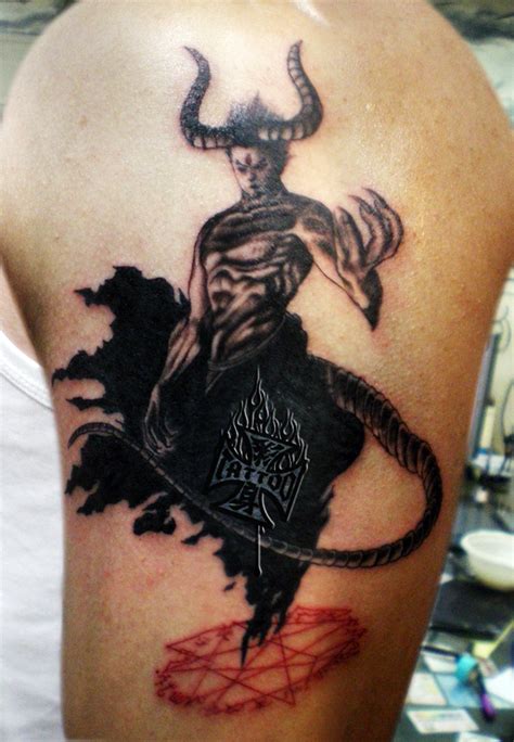 demon tattoo  geese  deviantart