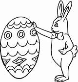 Coloring Easter Pages Bunny Spongebob Popular sketch template