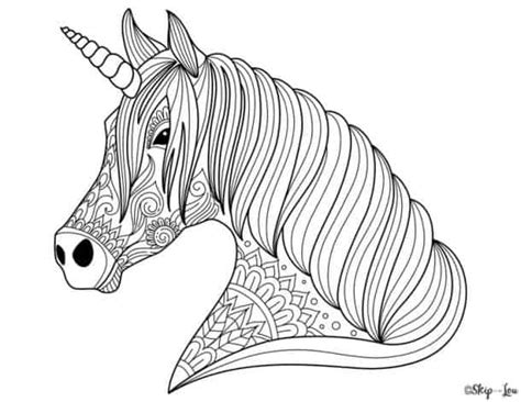 magical unicorn coloring pages print   skip   lou