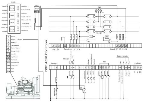 wiring diagram dse  amf controller