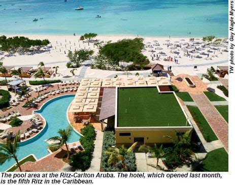 harmonious opening  ritz carlton aruba travel weekly