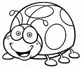 Joaninha Ladybug Bugs Mariquita sketch template