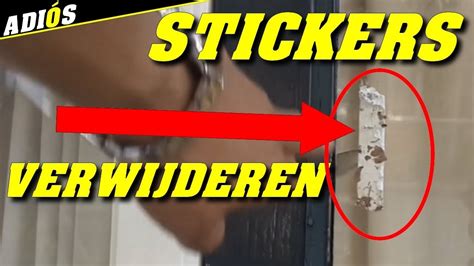 tips om stickers en plakband te verwijderen hoe doe je dat   remove double sided sticky