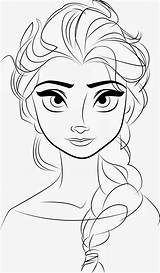 Elsa Frozen Disney Coloring Pages Drawings Drawing Princess Kids Line Cartoon Easy Trace Visit sketch template