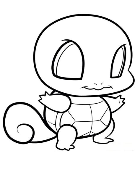 squirtle  coloring page anime coloring pages