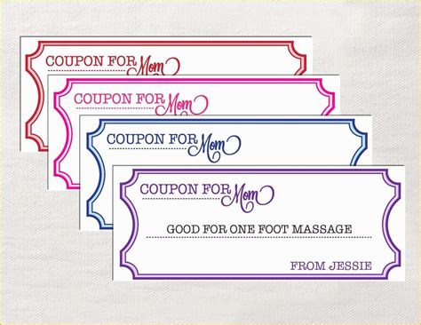 printable coupon templates  coupon template word heritagechristiancollege