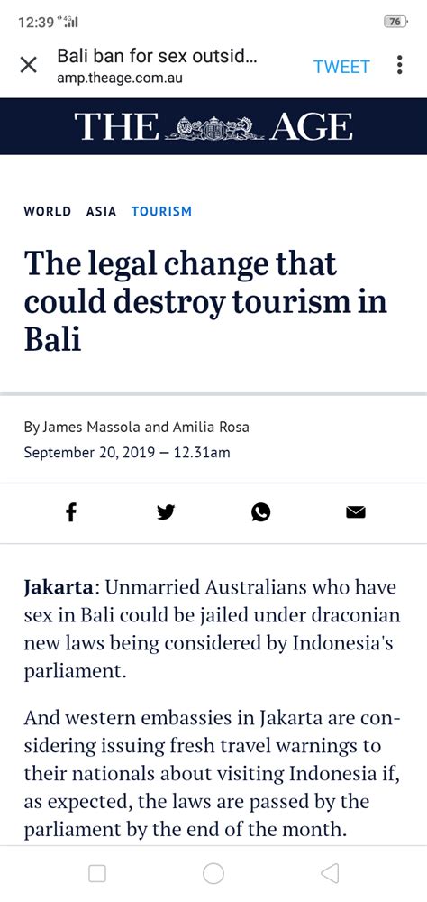 The Bali Sex Ban If Passed Will Apply To All Not Just Muslims