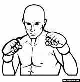 Mma Coloring St Fighter Pierre Gsp Ufc Drawing Pages Famous Rush Georges George Template Fighters Getdrawings sketch template