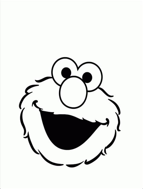 print  elmo coloring pages  childrens home activity