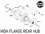 Rear Hub Fixed Wheel Flop Flip Flange Drawing Axle Componants Paul High Exploded Bolt Torque Threaded sketch template
