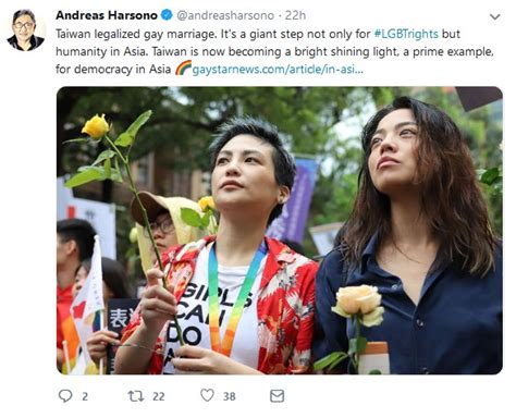 Taiwan Becomes First In Asia To Approve Same Sex Marriage