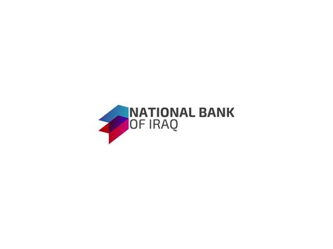 national bank  iraq logo  mohammed oudah  dribbble