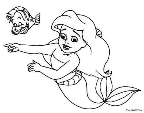 printable mermaid coloring pages  kids coolbkids