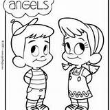 Coloring Little Angels Pages Hellokids Tv Series sketch template