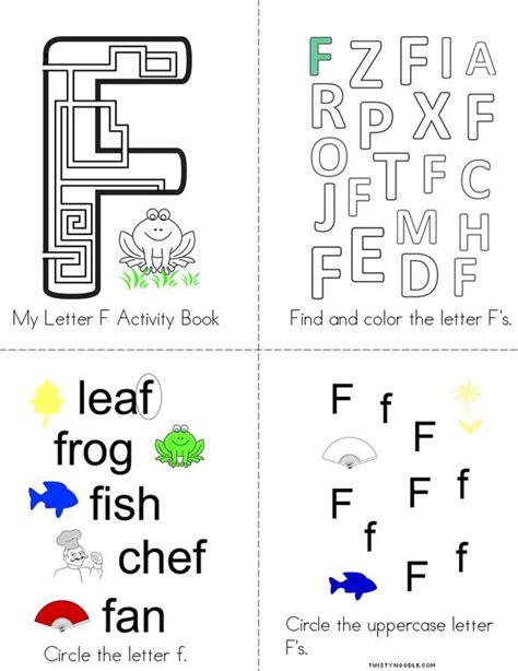 letter  activity book twisty noodle