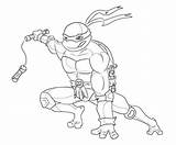 Michelangelo Turtle Mikey Tmnt Getcolorings sketch template