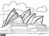 Sydney Opera Coloring House Drawing Pages Colouring Australia Bridge Harbour Printable Sketches Drawings Oceania Landmarks Getdrawings Sketch 03kb 250px Book sketch template