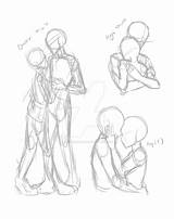 Poses Couple Drawing Cute Getdrawings Lips Closed sketch template