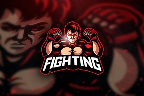 fighting mascot esport logo  aqr studio goblin coreldraw cores rgb art  fighting