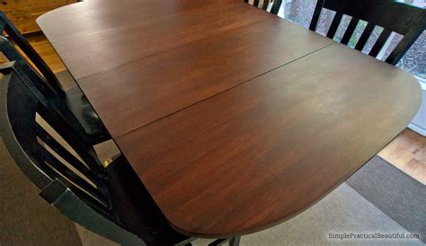 restoring  midcentury table dining table makeover