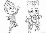 Pj Catboy Masks Coloringpagesonly sketch template
