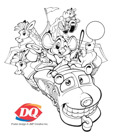 dairy queen pages coloring pages