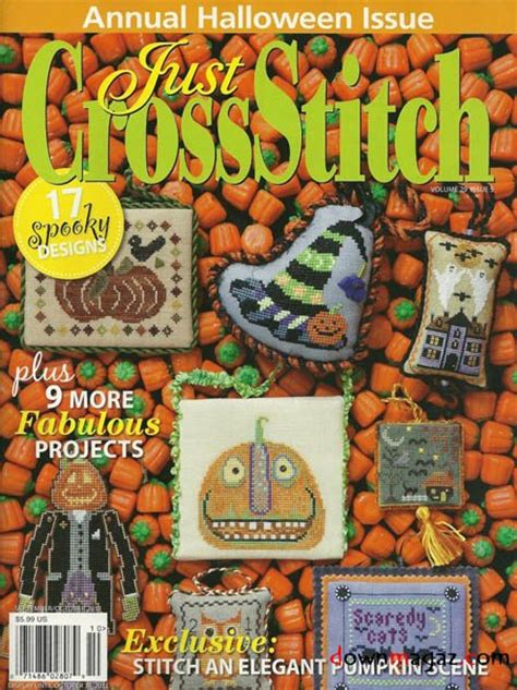 cross stitch annual halloween septemberoctober  annual
