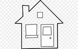 House Outline Clipart Clip Coloring Book sketch template