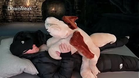 Plush Sex Doll Fantasy With Down Suit In The Cryptand Huge Tits Monster