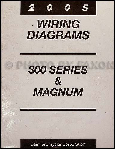 chrysler  dodge magnum wiring diagram manual original
