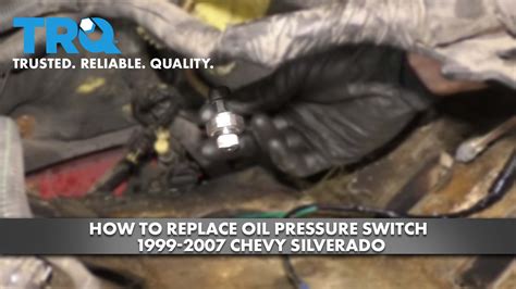 replace oil pressure switch   chevy silverado  auto