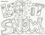 Coloring Winter Pages Snow Christmas Plow Color Cute Sheets Doodle Wonderland Crayola Printable Printables Let Alley Hephaestus Kids Sayings Adult sketch template