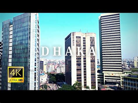 dhaka bangladesh   fps ultra hd video  drone youtube