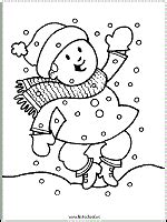 snowing coloring page snow theme printable activities coloring pages