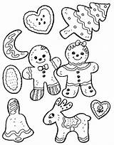 Cookies Christmas Coloring Cookie Pages Dessert Printable Jar Santa Print Kids Scout Girl sketch template
