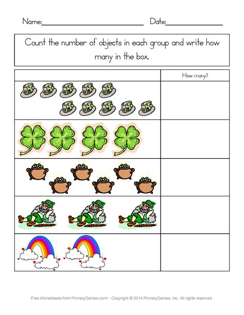 st patricks day worksheets  coloring pages  kids