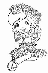 Strawberry Shortcake Coloring Pages Printable Cute Princess Girls Sheets Cartoon Colouring Kids Choose Board Bubakids Uploaded User sketch template